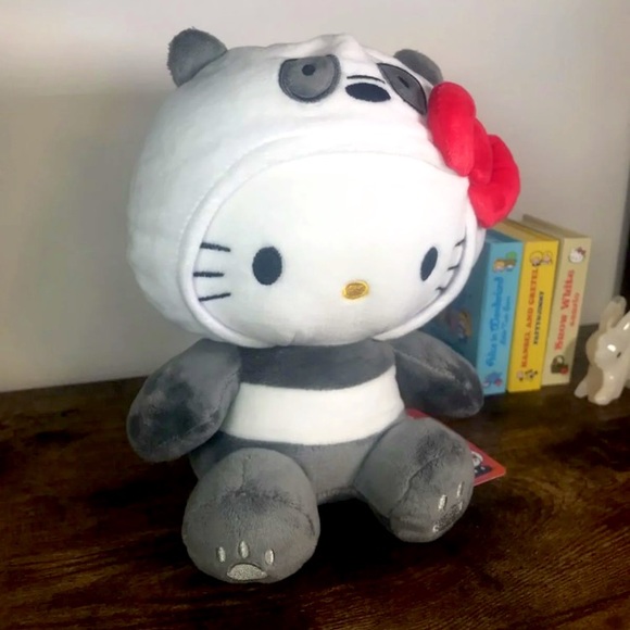 NWT 20cm, Rare! Hello Kitty x Bare Bears Plush - Picture 2 of 7